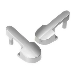 Kép 9/10 - Bőrönd fogantyú 240x25x25 mm, fekete-ezüst színben