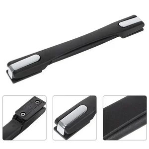 Kép 8/11 - Bőrönd fogantyú 220x25x18mm, fekete-ezüst színben