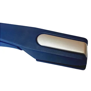 Kép 7/8 - Bőrönd fogantyú 220x25x20mm, sötétkék-ezüst színben