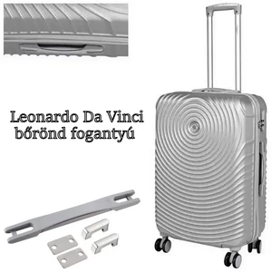 Kép 2/11 - Bőrönd fogantyú 220x25x20mm, szürke-ezüst színben
