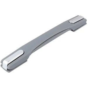 Kép 3/11 - Bőrönd fogantyú 220x25x20mm, szürke-ezüst színben