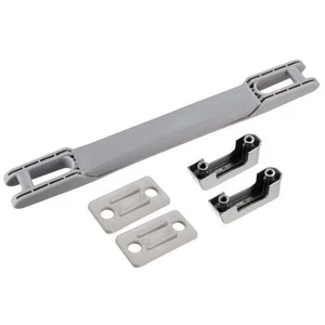Kép 7/11 - Bőrönd fogantyú 220x25x20mm, szürke-ezüst színben