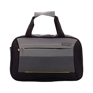 Kép 1/8 - Leonardo Da Vinci fedélzeti táska Ryanair ingyenes méret 40x20x25 cm cm, fekete-szürke színben