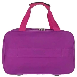 Kép 3/6 - Leonardo Da Vinci fedélzeti táska Ryanair ingyenes méret 40x20x25 cm cm, lila-pink színben