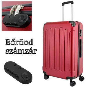 Kép 2/9 - Bőrönd számzár ZA012, fekete színben