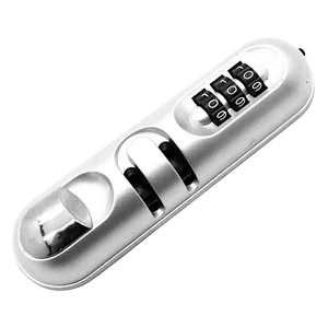 Kép 3/9 - Bőrönd számzár ZA013, ezüst színben Kép 3/9 - Bőrönd számzár ZA013, ezüst színben