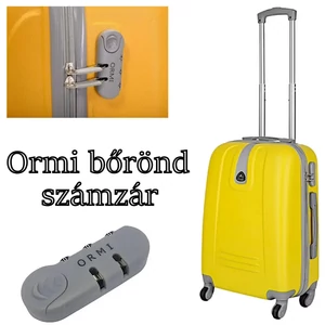 Kép 2/8 - Bőrönd számzár 83x33x14 mm, szürke színben