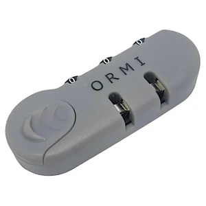 Kép 3/8 - Bőrönd számzár 83x33x14 mm, szürke színben