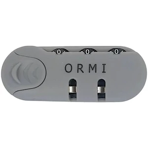 Kép 4/8 - Bőrönd számzár 83x33x14 mm, szürke színben