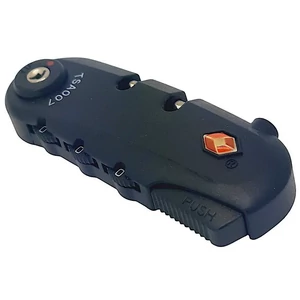 Kép 2/11 - Bőrönd TSA számzár 88x30x12 mm, fekete színben