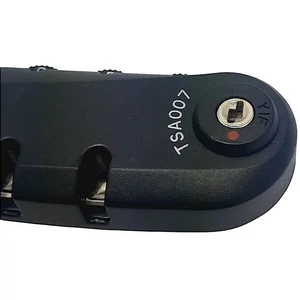 Kép 9/11 - Bőrönd TSA számzár 88x30x12 mm, fekete színben