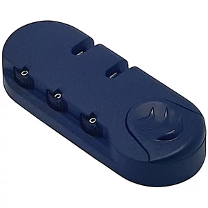 Kép 2/8 - Bőrönd számzár 83x33x14 mm, sötétkék színben