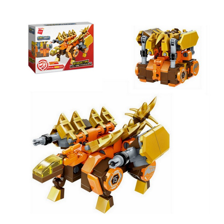 QMAN® 41215 | lego-kompatibilis építőjáték | Csoda Kocka | Acélgerincű Stegosaurus