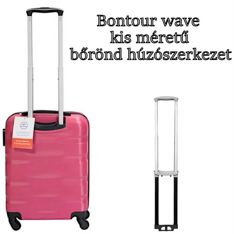Bontour kabin méretű bőrönd húzószerkezet, szürke színben