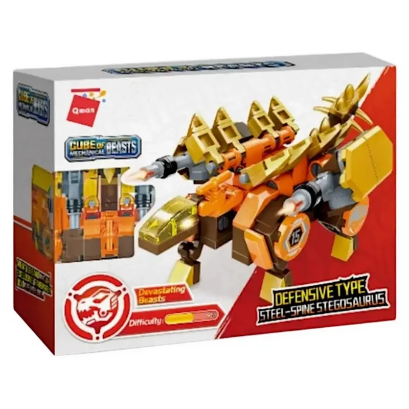 QMAN® 41215 Csodakocka: Acélgerincű Stegosaurus