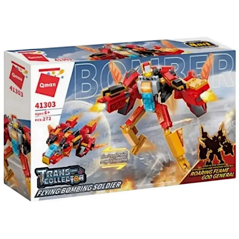 QMAN® 41303 Transformer Repülő bombázó katona
