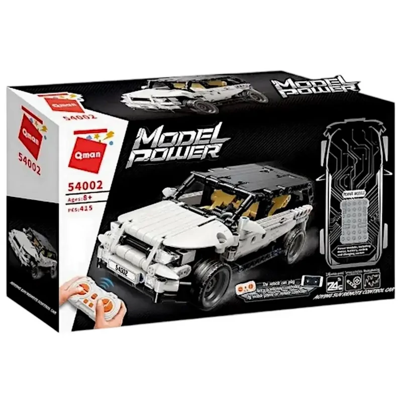 QMAN® 54002 Tech SUV távirányítós építőjáték (app + controller)  QMAN® 54002 Tech SUV távirányítós építőjáték (app + controller)