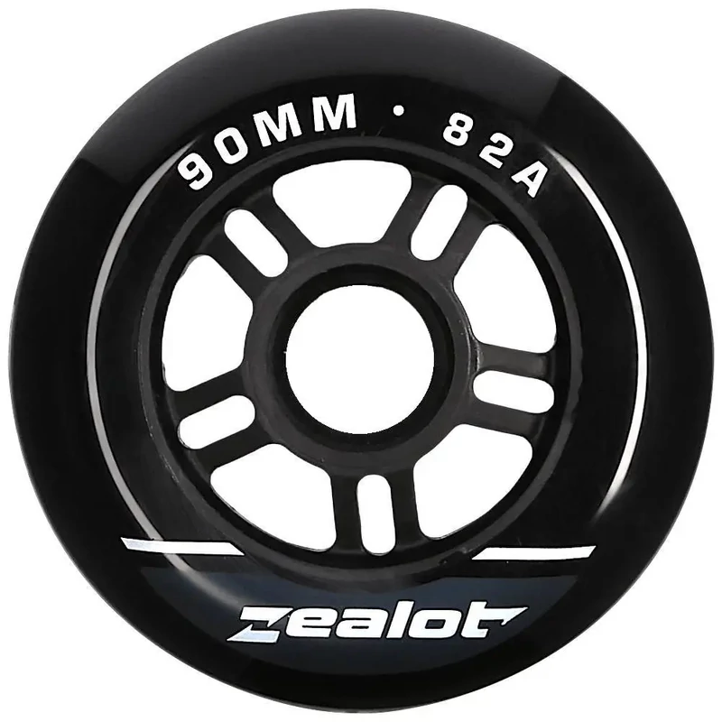 Bőrönd kerék 90x24 mm, fekete színben