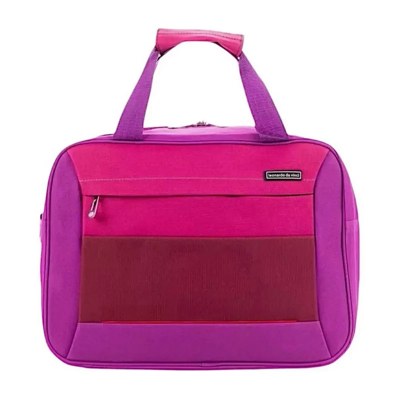 Leonardo Da Vinci fedélzeti táska WIZZAIR ingyenes méret 40x30x20 cm, lila-pink színben