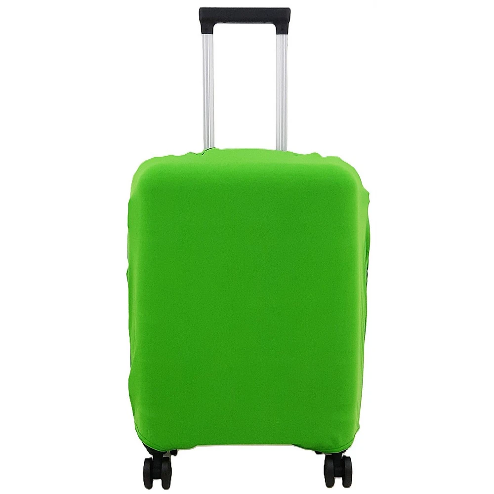 Bőröndhuzat közepes méretű, almazöld színben