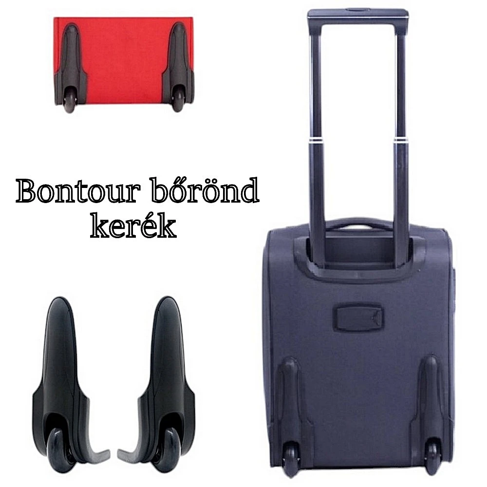 Bontour bőrönd kerék 207x67 mm, fekete színben