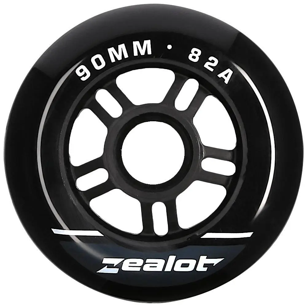 Bőrönd kerék 90x24 mm, fekete színben